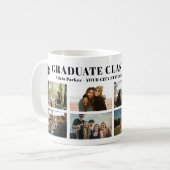 Mug Classe de graduation de collage photo moderne de 2 (Devant gauche)