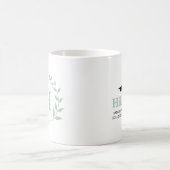 Mug Classe de graduation de monogramme de couronne ver (Centre)