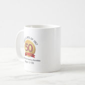 Mug Classe de PHHS de la Réunion 1967 50-Year (Devant gauche)