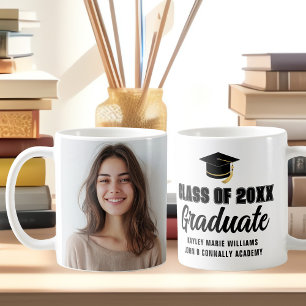 Mug Classe de photos de fin d'études modernes de 2025