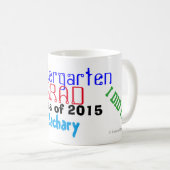 Mug Classe d'études supérieures de la maternelle Nom d (Devant droit)