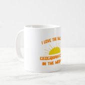 Mug Classe d'odeur de géographie le matin (Devant gauche)
