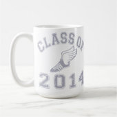Mug Classe du gris 2014 d'athlétisme 2 (Gauche)
