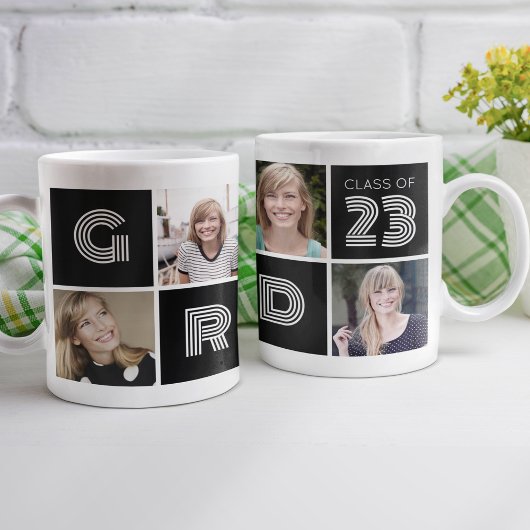 Mug Classe Grad de 2023 Photo Collage