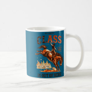 Mug Classe heureuse, c'est fini classe 2026 cowboy