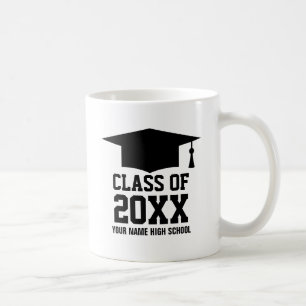 Mug Classe personnalisée de l'année de la fête de grad