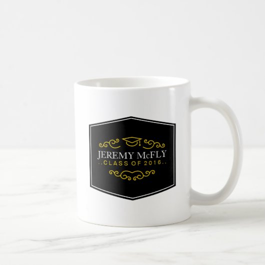 Mug Classe personnalisée de l'obtention du diplôme (Droite)