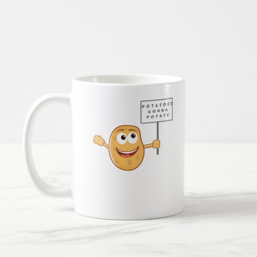 Mug Classe Pommes de terre - Potate (Pun de pommes de (Gauche)