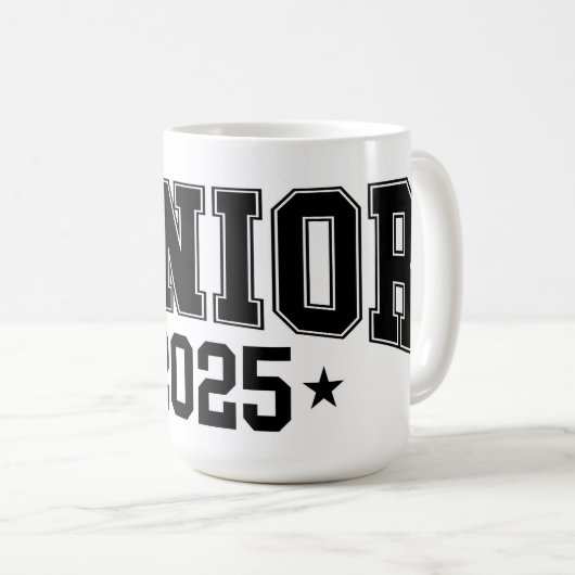 Mug Classe supérieure de 2025 (Devant droit)