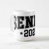 Mug Classe supérieure de 2025 (Devant gauche)