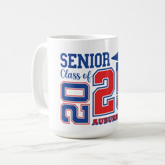 Mug Classe supérieure de 2025 (Devant gauche)