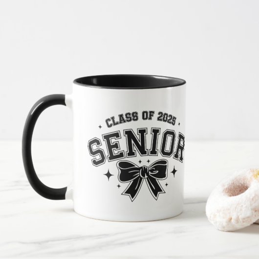 Mug Classe supérieure de 2025 (Avec donut)
