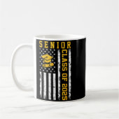 Mug Classe supérieure de 2025 drapeau américain lycée (Gauche)