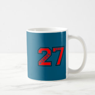 Mug Classe supérieure de 2027 cadeau rouge senior 27 p