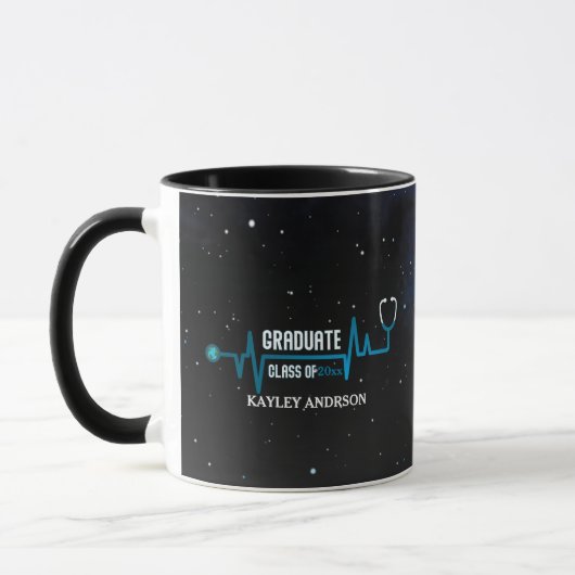 Mug Classe Sur Mesure De 2023 Futur Infirmière Diplôme (Gauche)
