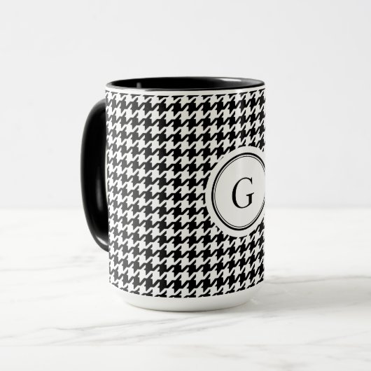 Mug Classe White Houndstooth (Devant gauche)