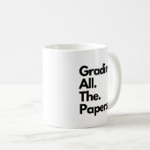 Mug Classement De Tous Les Papiers Drôle Mème Enseigna (Devant droit)