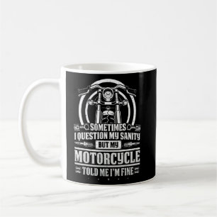 Mug Classic Biker Question Mon Sanité Mais Ma Moto