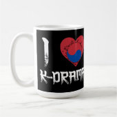 MUG CLASSIC - BOISSONS - I LOVE K-DRAMA - CORÉE (Gauche)