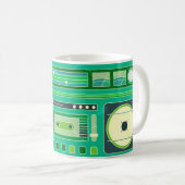 Mug Classic Boom Box Vintage Image (Devant droit)