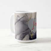 Mug Classic Ceramic Coffee Mug" "Customizable Photo Mu (Devant gauche)