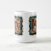 Mug Classic Christmas Blu Plaid Photo Template ID1141B (Centre)