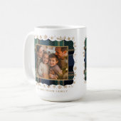 Mug Classic Christmas Blu Plaid Photo Template ID1141B (Devant gauche)