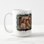 Mug Classic Christmas Blu Plaid Photo Template ID1141B (Gauche)