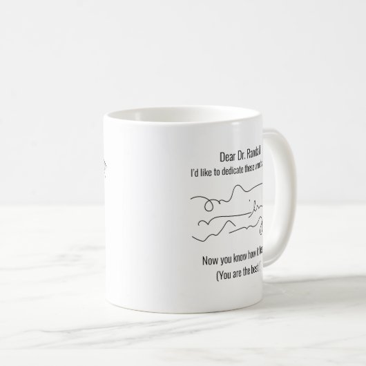 Mug - Classic Doctor's Touch Koffiemok (Voorkant rechts)