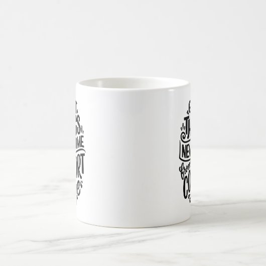 Mug Classic Gras Typographie Noire Citation Confort Mo (Centre)