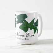 Mug Classic Green Anglais Ivy green botanical Nana (Devant droit)