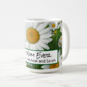 Mug Classic marguerite motif blanc champs fleuris verd (Devant droit)