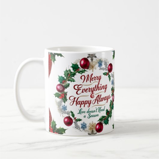 Mug Classic “Merry Everything & Happy Always” (Gauche)