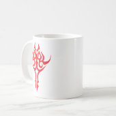 Mug Classic Ornamental Floral Border Elegant Design (Devant gauche)