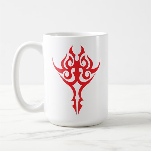 Mug Classic Ornamental Floral Border Elegant Design (Gauche)