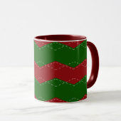 Mug Classic red and green christmas (Devant droit)