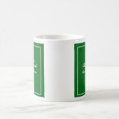 Mug Classic Retraite Golf Thème Vert Blanc (Centre)