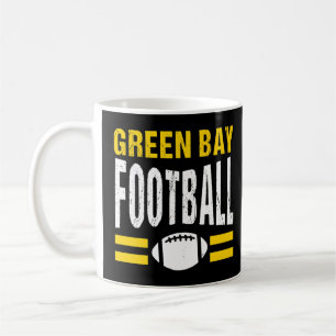 Mug Classic Retro Green Bay Football Wisconsin Green B