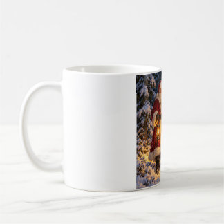 Mug Classic Santa with Majestic Reindeer