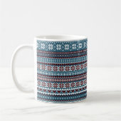 Mug Classic Scandinavian Christmas Sweater Pattern (Gauche)