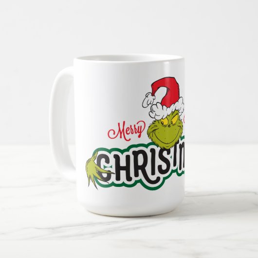 Mug Classic The Grinch | Joyeux Joyeux Noël (Devant gauche)