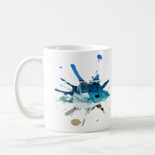 Mug Classic Vintage Car Beachy Pop Art,