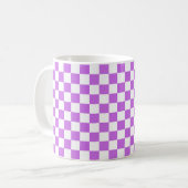 Mug Classic visual magenta checkerboard  (Devant gauche)
