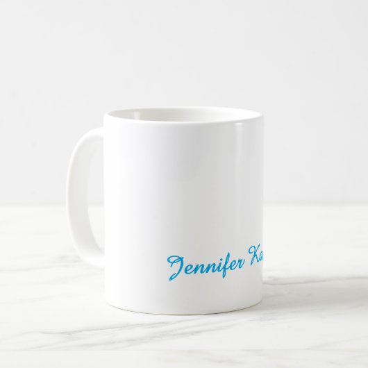 Mug Classical Handwriting Minimalist Professional (Devant gauche)