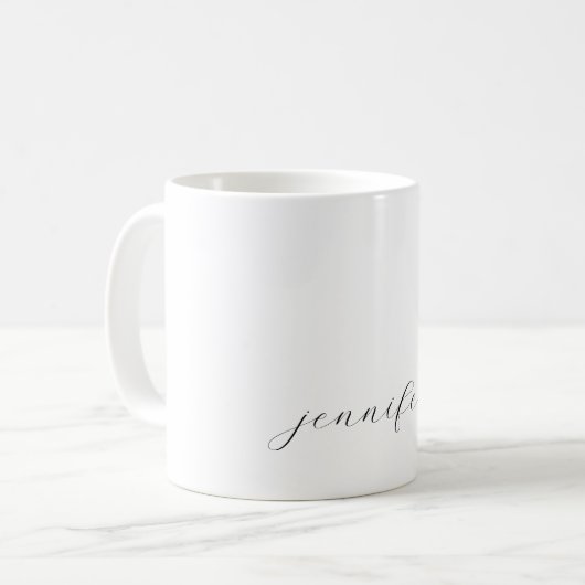 Mug Classical Handwriting Minimalist Professional (Devant gauche)
