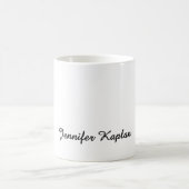 Mug Classical Handwriting Minimalist Professional (Centre)