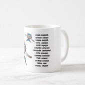 Mug Classification biologique pour un cétolologue (Devant droit)