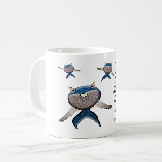 Mug Classification biologique pour un cétolologue (Devant gauche)