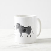 Mug Classification scientifique de la vache en béton (Devant droit)