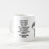 Mug Classification scientifique du manchot parachutist (Devant gauche)